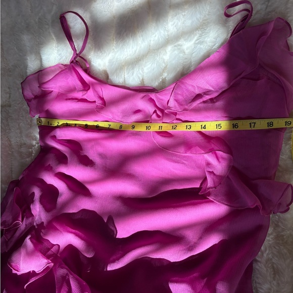 Women’s~ NWT~Gorgeous Orchid Ruffle Maxi Dress! 🌺 - Picture 14 of 16